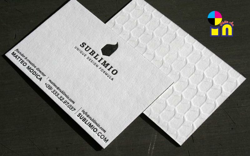 Mẫu name card đơn sắc đẹp