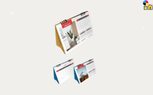 lịch để bàn kiểu chữ a