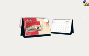 lịch để bàn kiểu chữ a