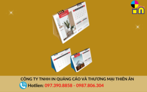 Lịch để bàn kiểu chữ A