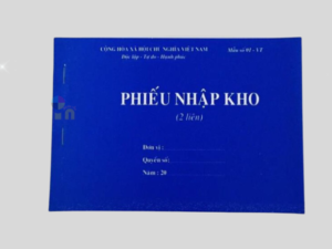 Phiếu nhập kho 12x8cm