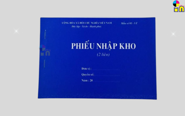 Phiếu nhập kho 12x8cm