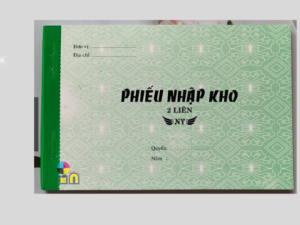 Phiếu nhập kho 12x8cm