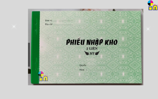 Phiếu nhập kho 12x8cm